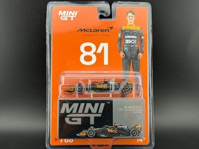 Mini GT McLaren MCL60 #81 Oscar Piastri 2023 F1 Japan GP 3rd Place #768