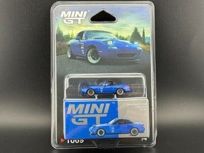 Mini GT Mazda Miata MX-5 (NA) Tuned Version Dark Blue #1069